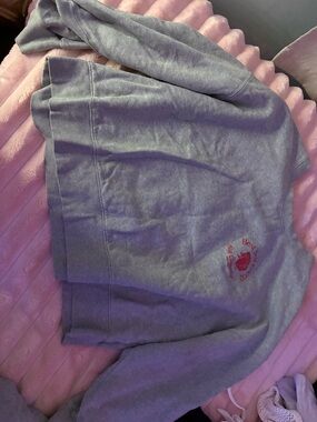 Old Navy Light Gray Fleece Pullover Sweatshirt